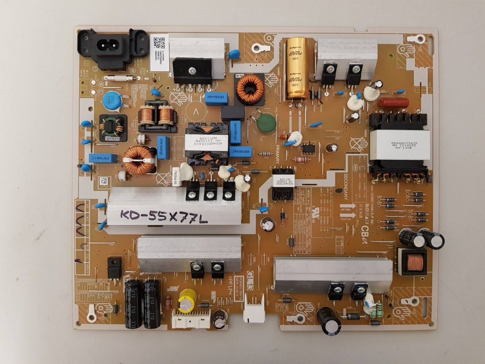 GENUINE SONY KD- 55X77L POWER SUPPLY BOARD GL13 100980122