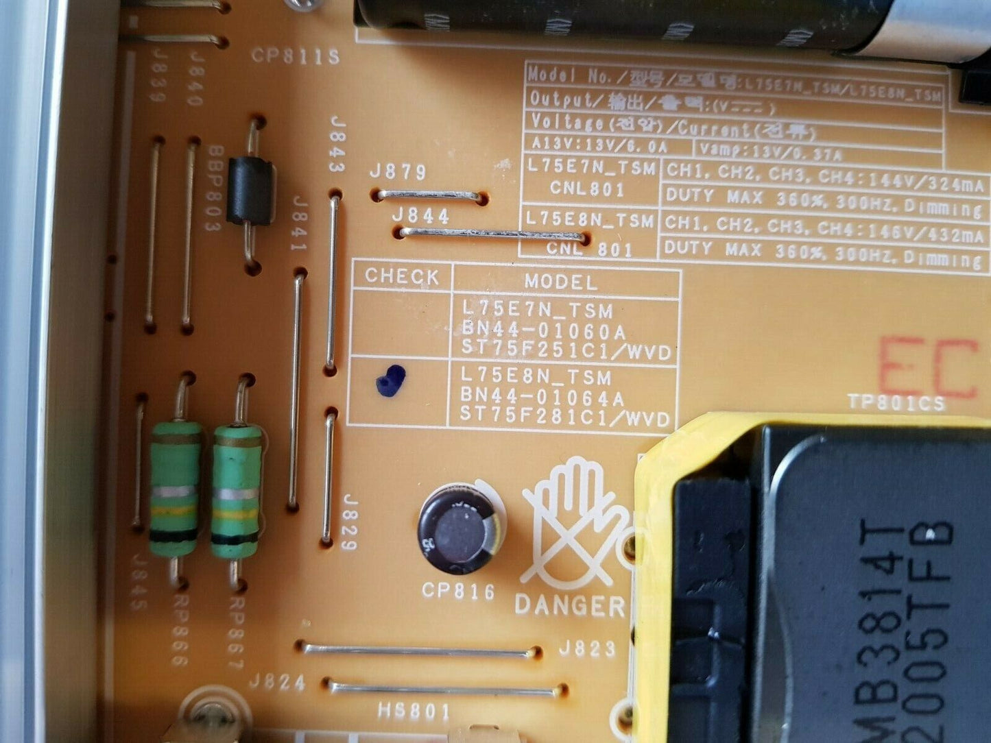 GENUINE SAMSUNG QA75Q70TAW POWER SUPPLY BOARD BN44-01064A L75E8N_TSM