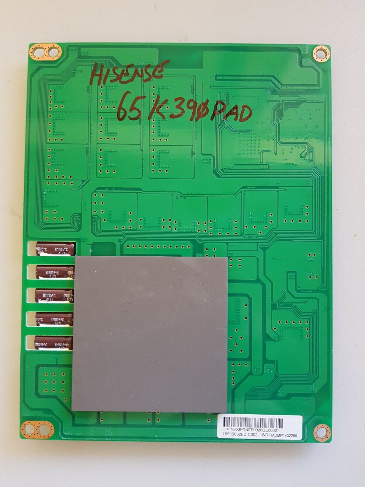 GENUINE HISENSE 65K390PAD LED DRIVER BOARD L650S602ED-C002