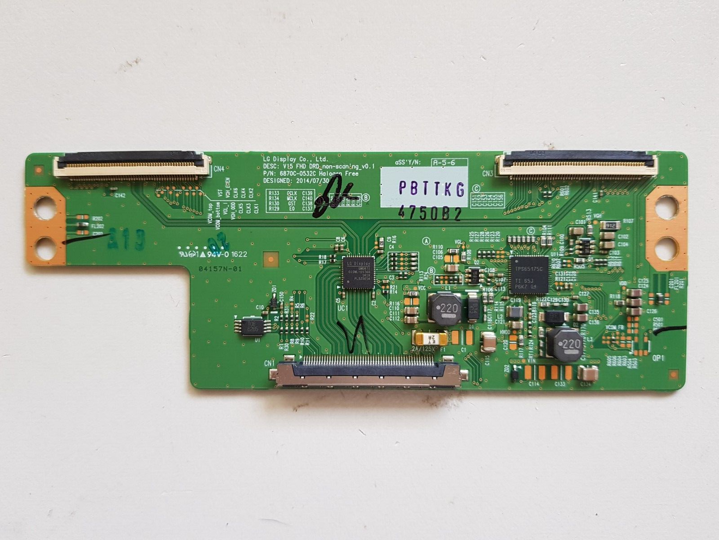GENUINE LG 49LH570T T-CON BOARD 6870C-0532C 6871L-4750B