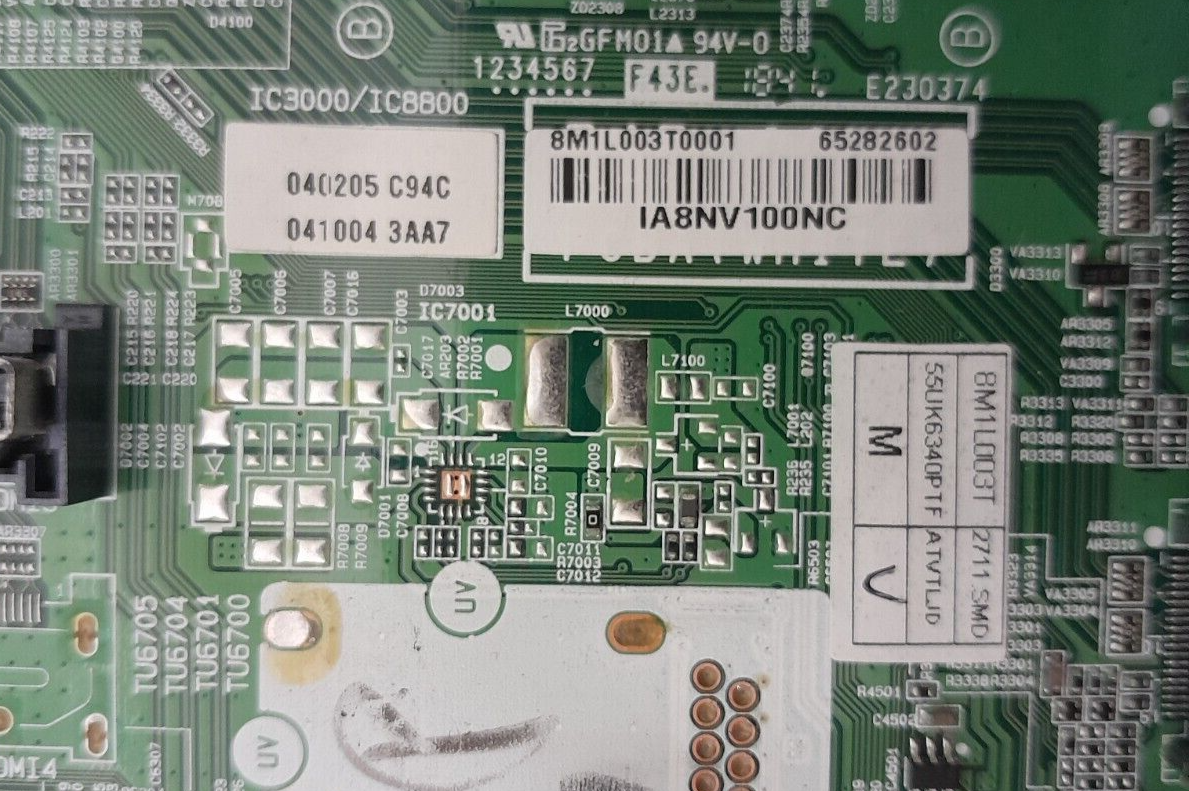 GENUINE LG 55UK6340 PTF.AAUTLJD MAIN BOARD 65282602 EAX67872805 1.1
