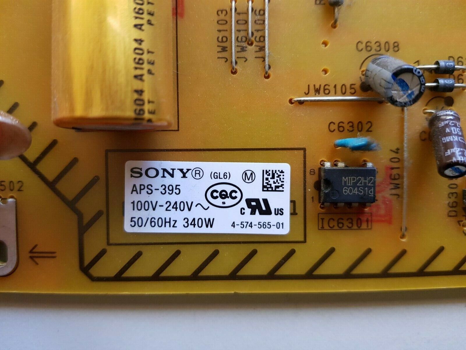 GENUINE SONY KD 55X7000G POWER SUPPLY BOARD GL6 APS-395 147463323 1-980-310-11