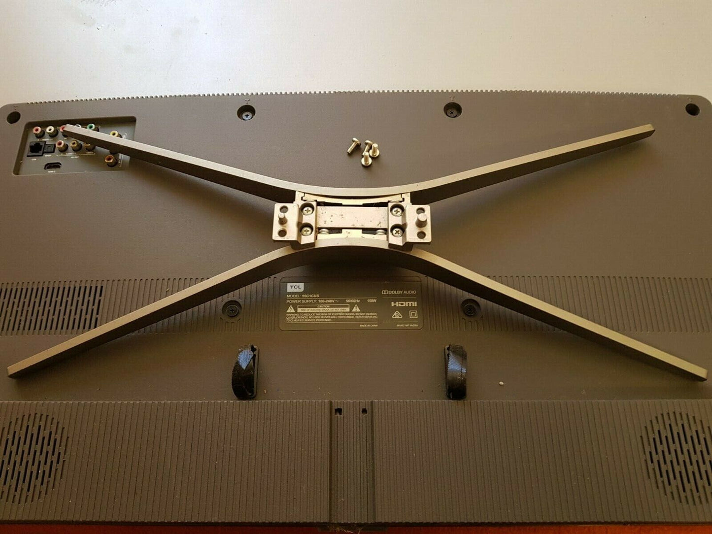 GENUINE TCL 55C1CUS STAND & SCREWS