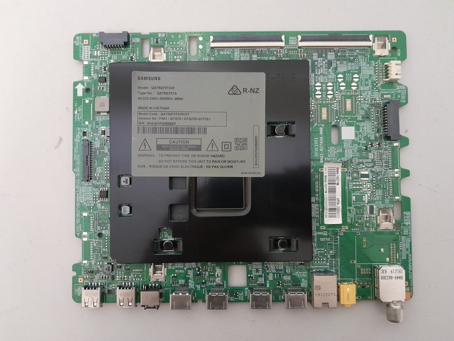 GENUINE SAMSUNG QA75Q70TAW XXY (VER FA01) MAIN BOARD BN94-15277M