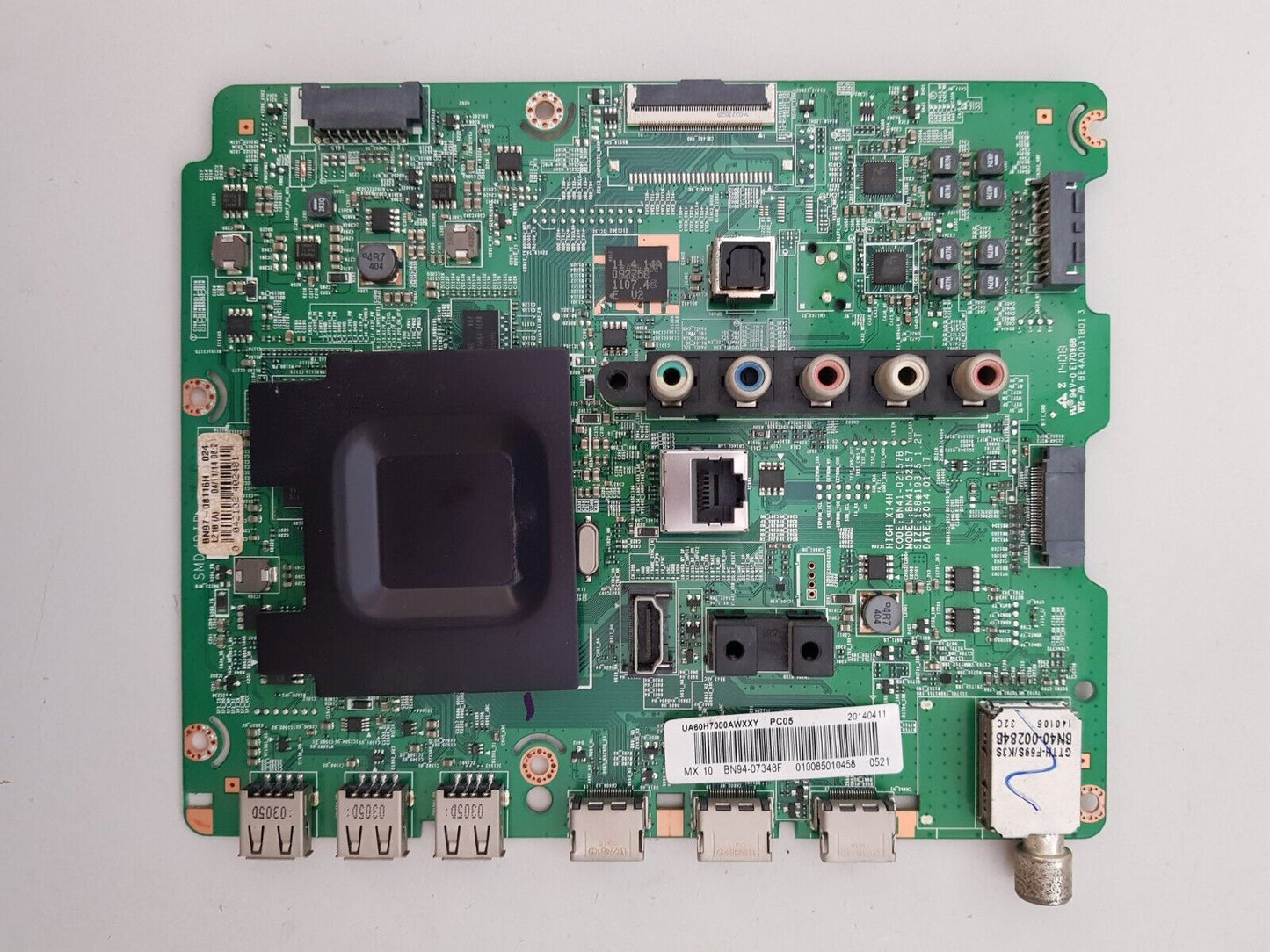 GENUINE SAMSUNG UA60H7000 AWXXY (VER HH01) MAIN BOARD BN94-07348F BN97-08116H
