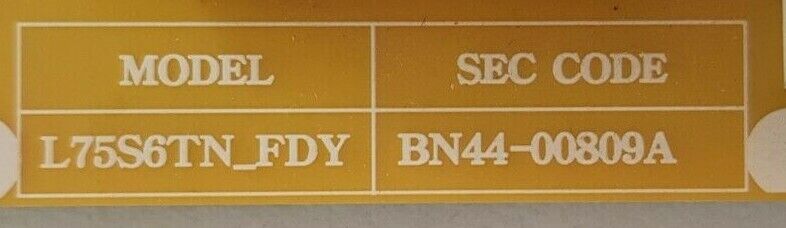 GENUINE SAMSUNG UA75JU6400 UA75MU6100 UA75MU6103 POWER SUPPLY BOARD BN44-00809A