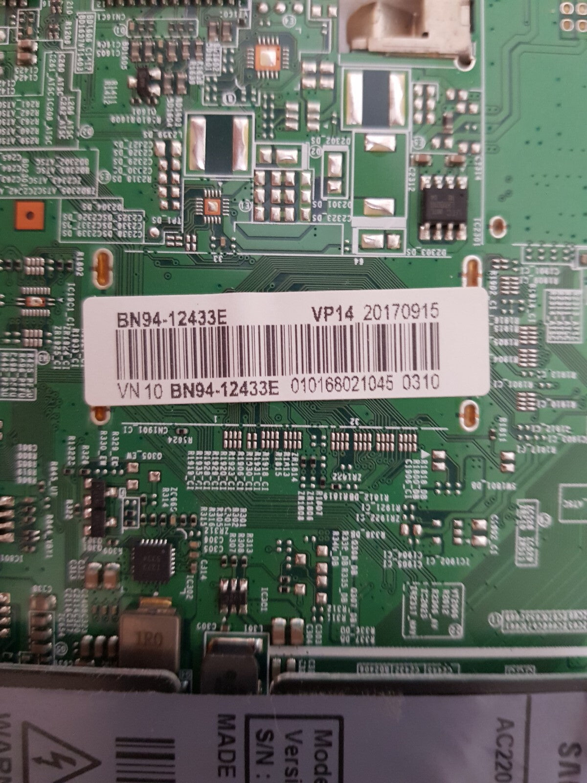 GENUINE SAMSUNG UA55MU6100 WXXY (VER BA01) MAIN BOARD BN94-12433E BN41-02568B