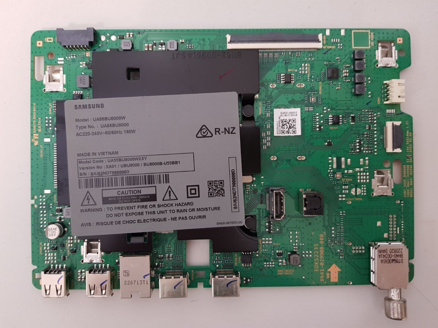 GENUINE SAMSUNG UA55BU8000 (VER XA01) MAIN BOARD BN94-17381X BN41-02990B