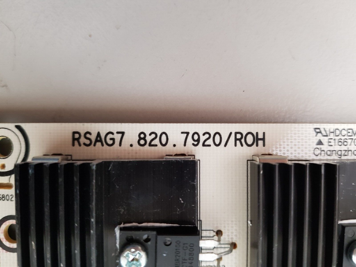 GENUINE HISENSE 65P8 POWER SUPPLY BOARD RSAG7.820.7920 HLL-5066WJ 226687