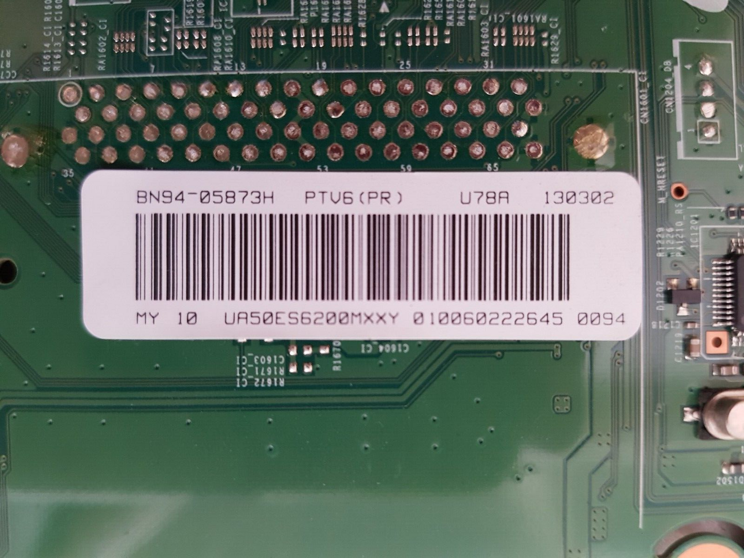 GENUINE SAMSUNG UA50ES6200MXXY (VER AH01) MAIN BOARD BN94-05873H BN41-01812A