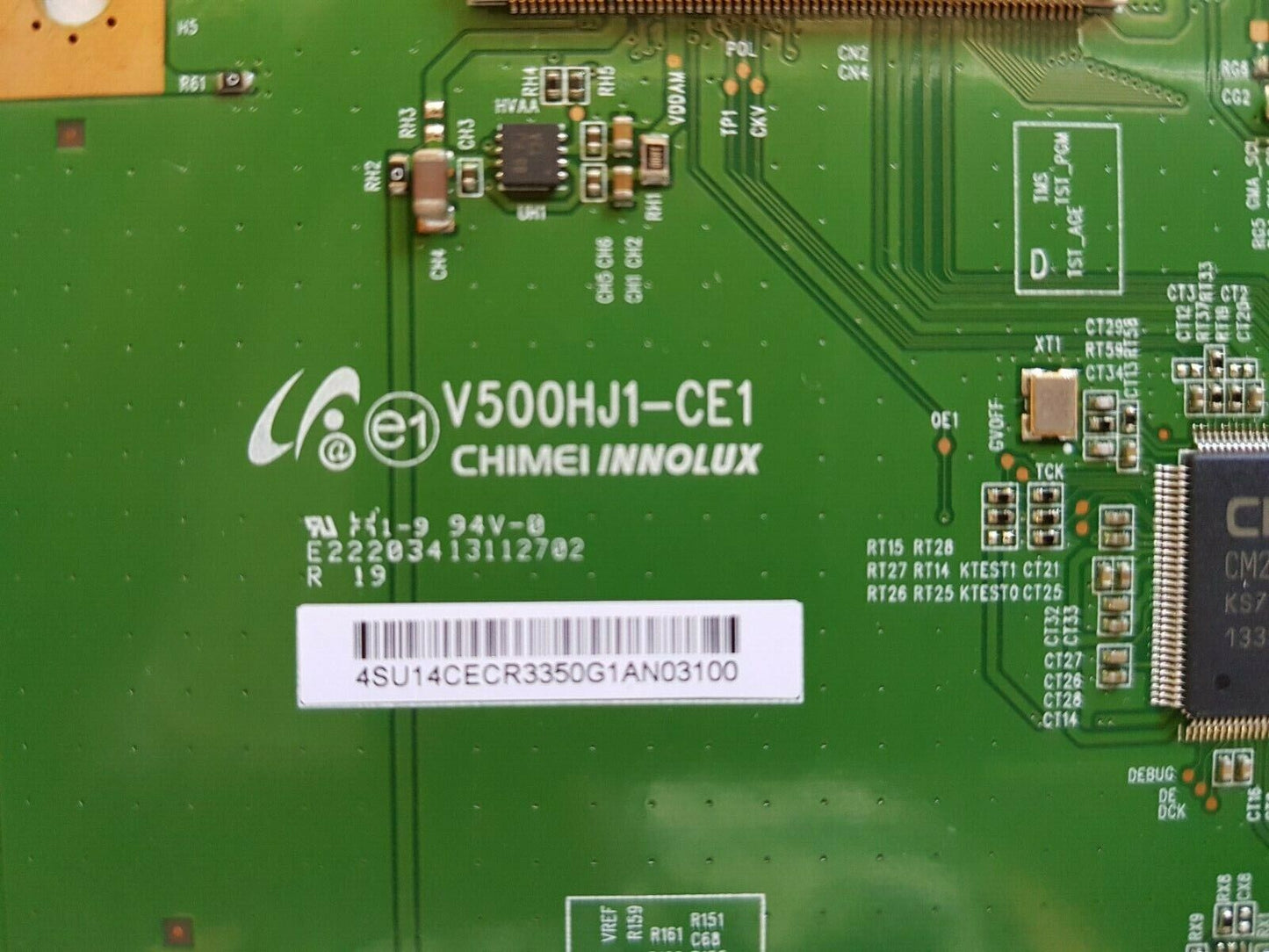 GENUINE PANASONIC THL50EM6A T-CON BOARD V500HJ-CE1
