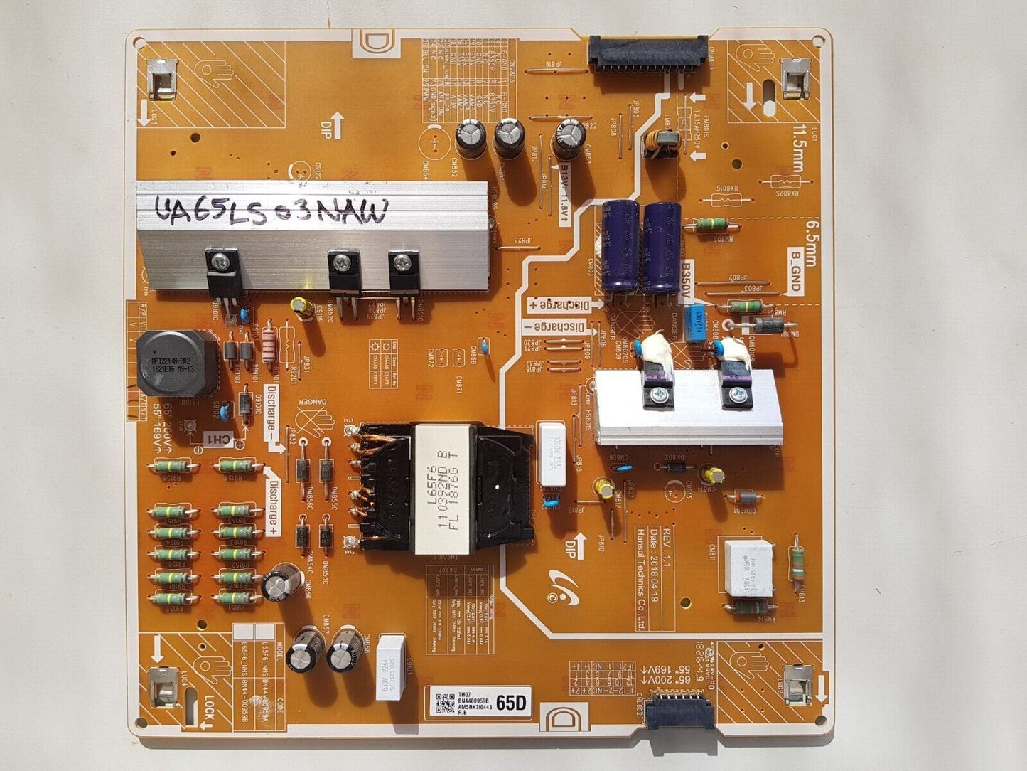 GENUINE SAMSUNG UA65LS03NAW POWER SUPPLY BOARD BN44-00959B L65F6_NHS