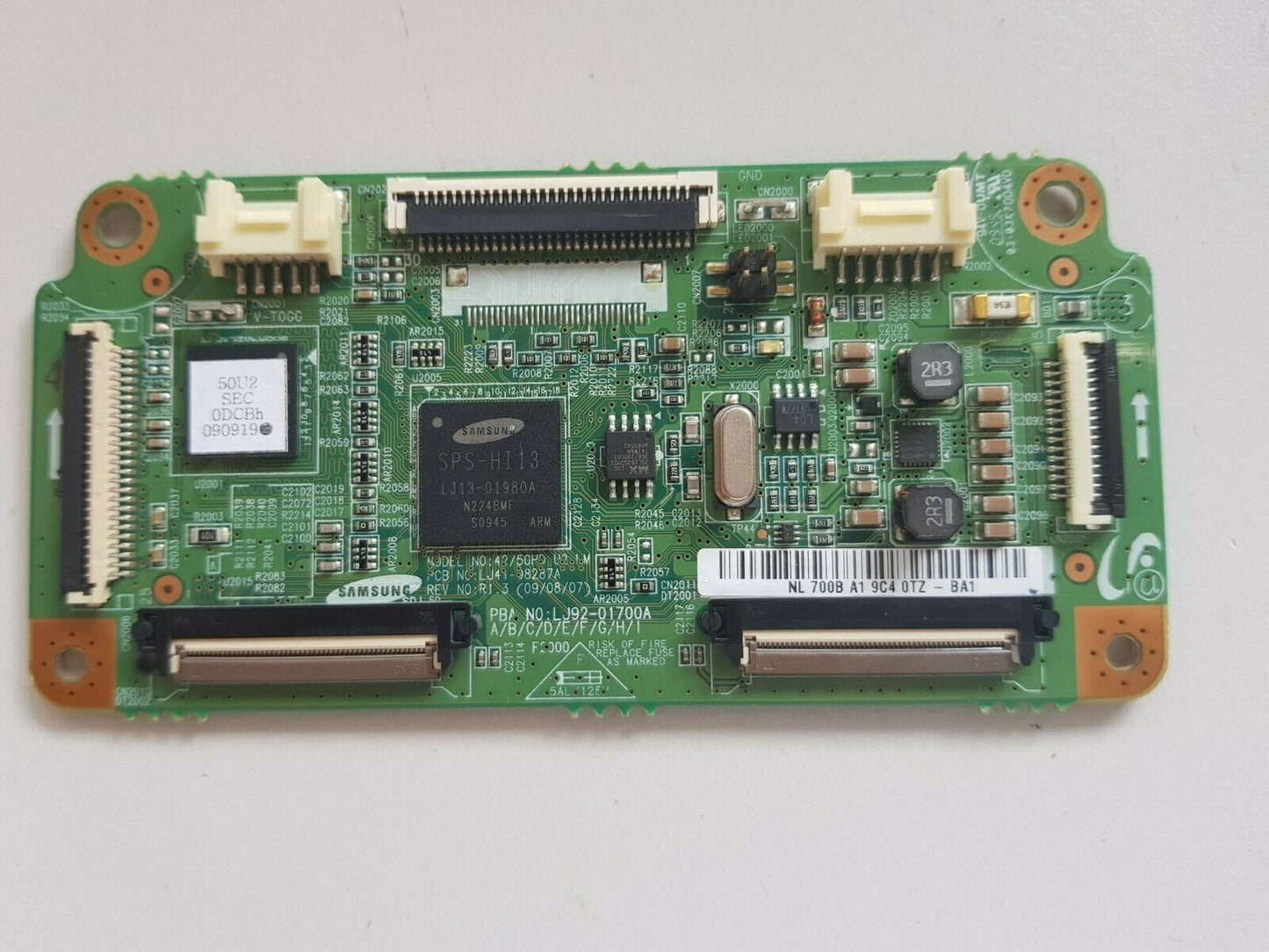GENUINE SAMSUNG PS42B430 LOGIC MAIN BOARD LJ41-08287A LJ92-01700A BN96-12172A