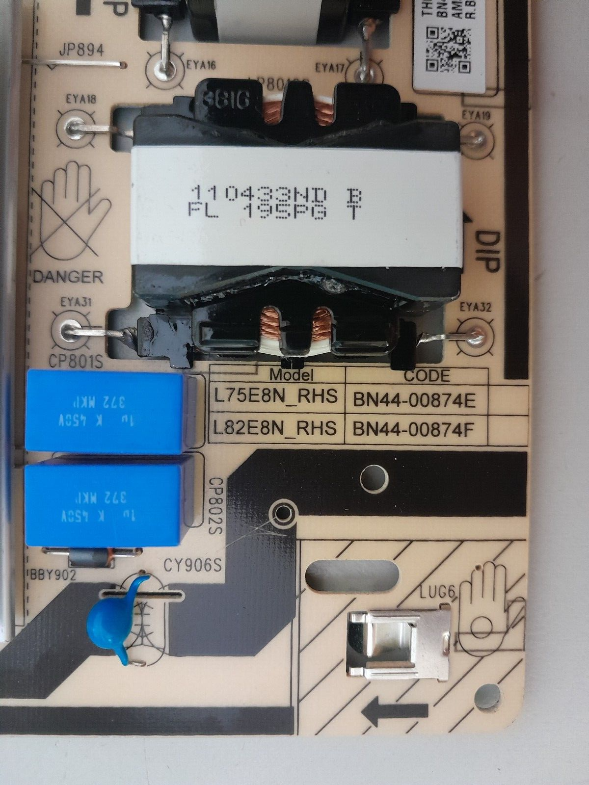 GENUINE SAMSUNG UA82RU8000 POWER SUPPLY BOARD BN44-00874F L82E8N_RHS