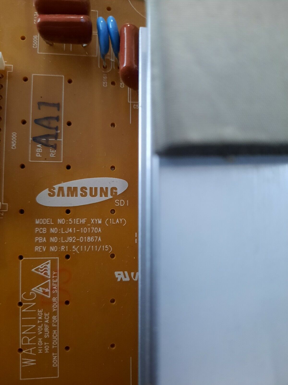 GENUINE SAMSUNG PS51E550 Y-Main Board- BN96-22107A LJ41-10170A LJ92-01867A