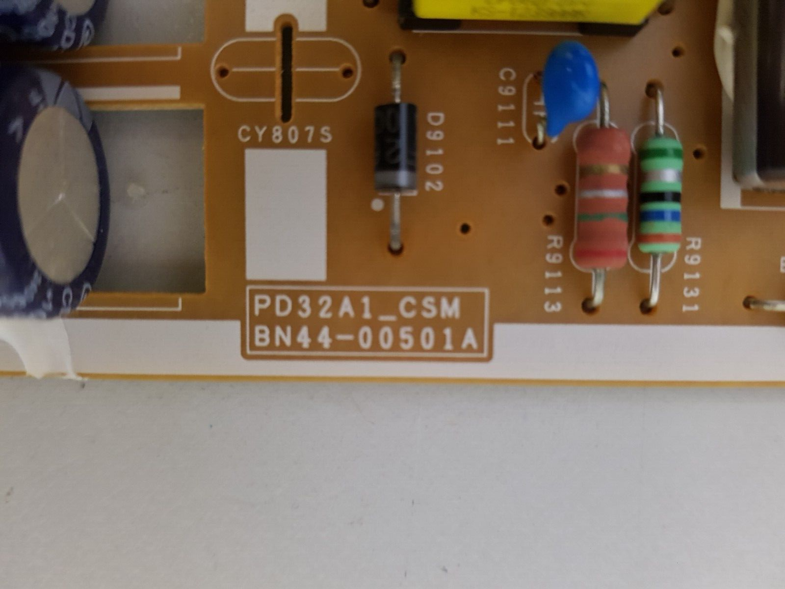 GENUINE SAMSUNG UA32ES5500 POWER SUPPLY BOARD BN44-00501A PD32A1_CSM