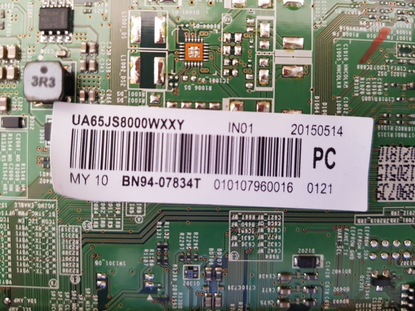 GENUINE SAMSUNG UA65JS8000 (VER TH01) MAIN BOARD BN41-02356B BN94-07834T