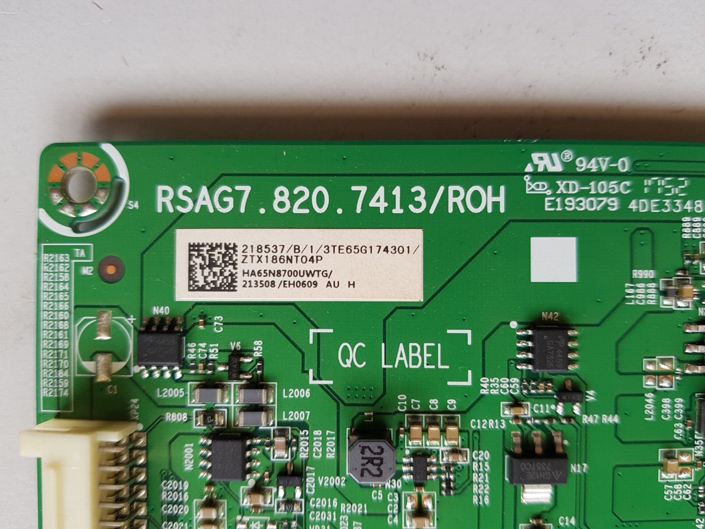 GENUINE HISENSE 65N8 MAIN BOARD RSAG7.820.7413 HA65N8700UWTG 213508 218537
