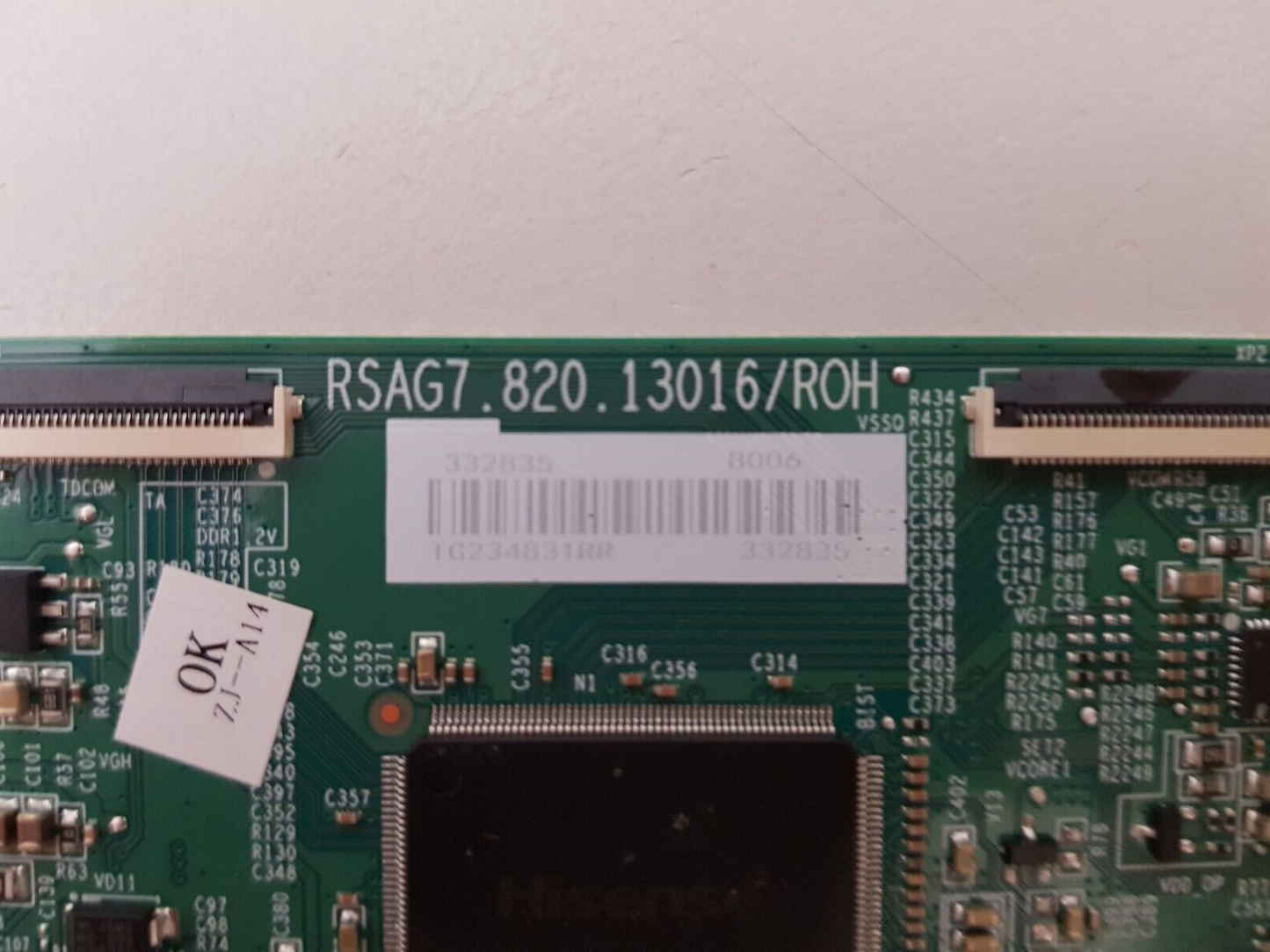 GENUINE HISENSE 55A7KAU T-CON BOARD RSAG7.820.13016