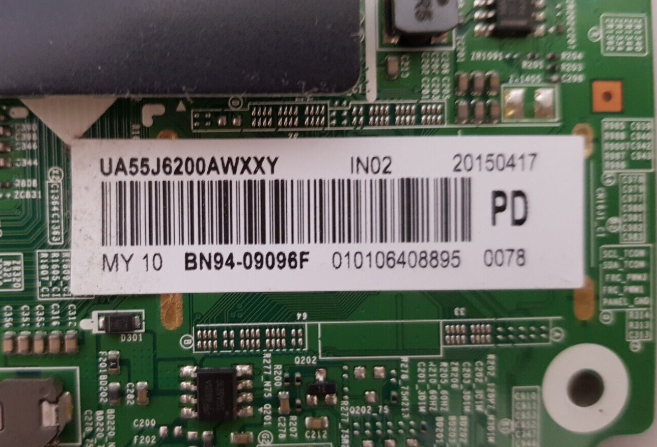 GENUINE SAMSUNG UA55J6200 AWXXY (VER DH01) MAIN BOARD BN94-09096F