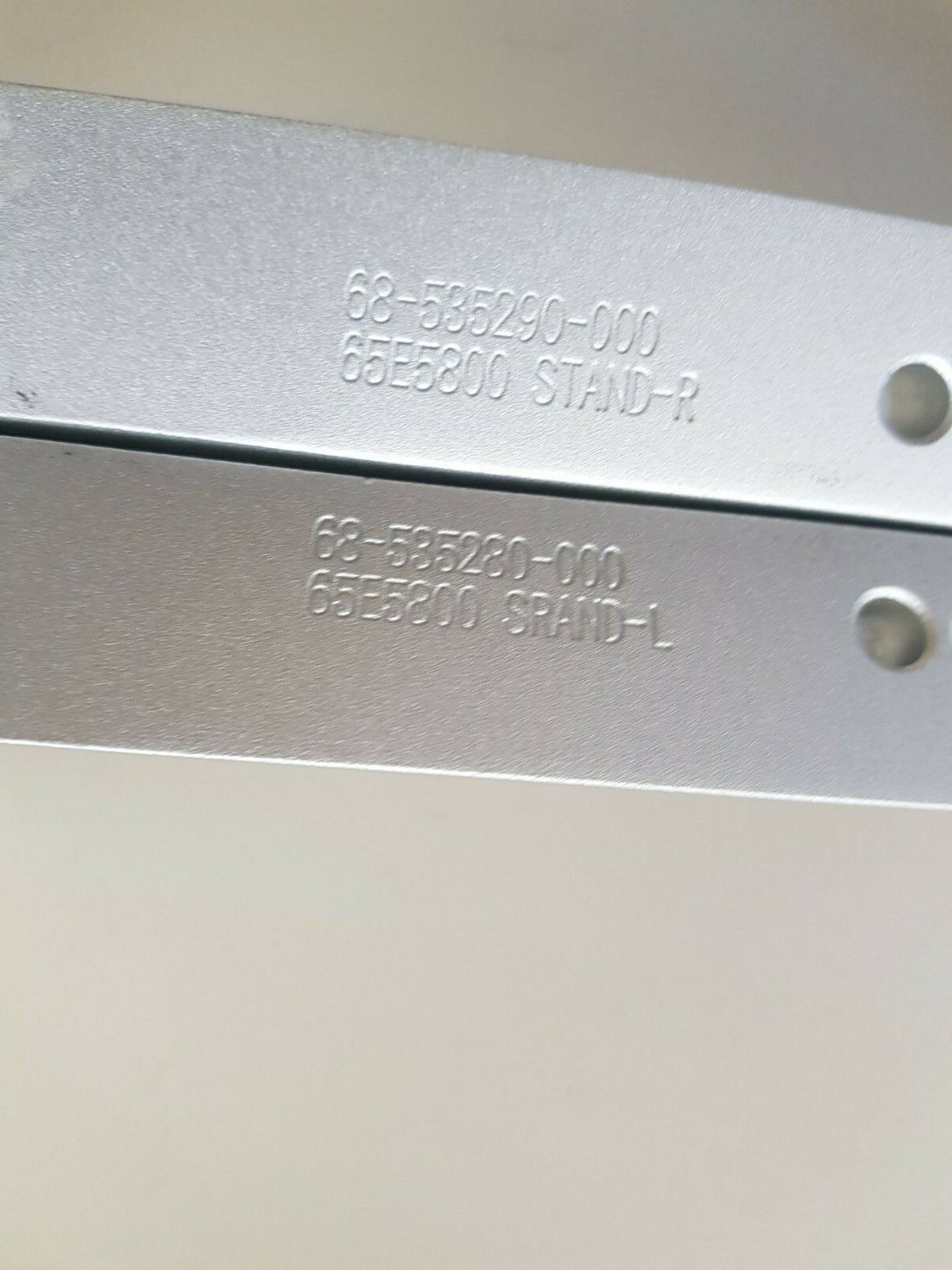 GENUINE TCL U65E5800FS L & R Feet/Mounting Brackets 68-535290-00