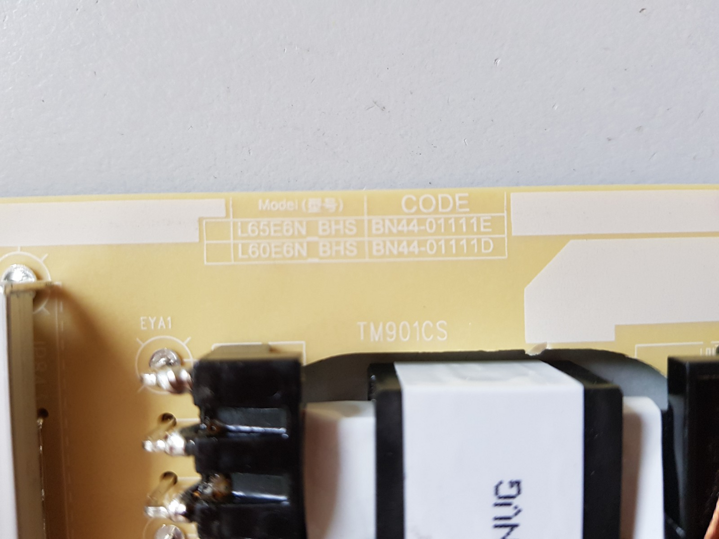 GENUINE SAMSUNG UA65BU8000 POWER SUPPLY BOARD BN44-01111E L65E6N_BHS