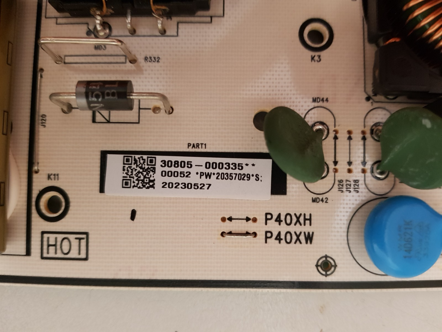 GENUINE TCL 85C745 POWER SUPPLY BOARD 40-P40XWL-PWG1ZG 11601-500103