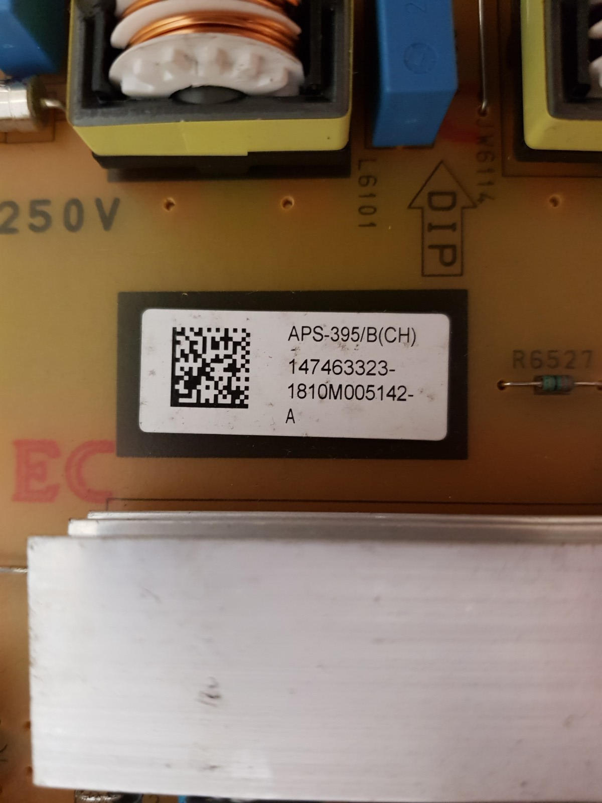 GENUINE SONY KD-55X7500F POWER SUPPLY BOARD GL6 APS-395/B 147463323 1-980-310-21