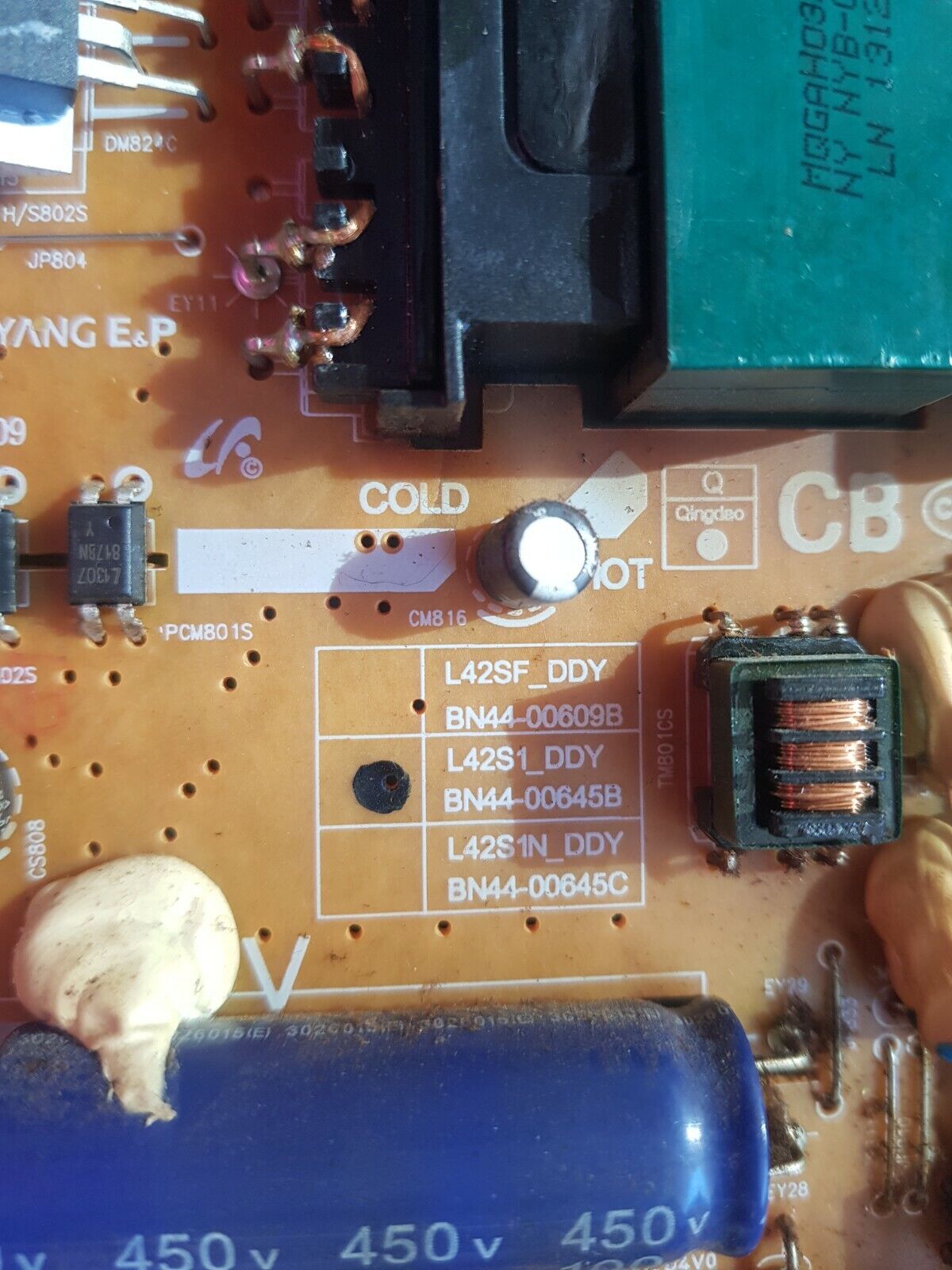 GENUINE  SAMSUNG UA40F6300AM POWER SUPPLY BOARD  BN44-00645B L42S1-DDY