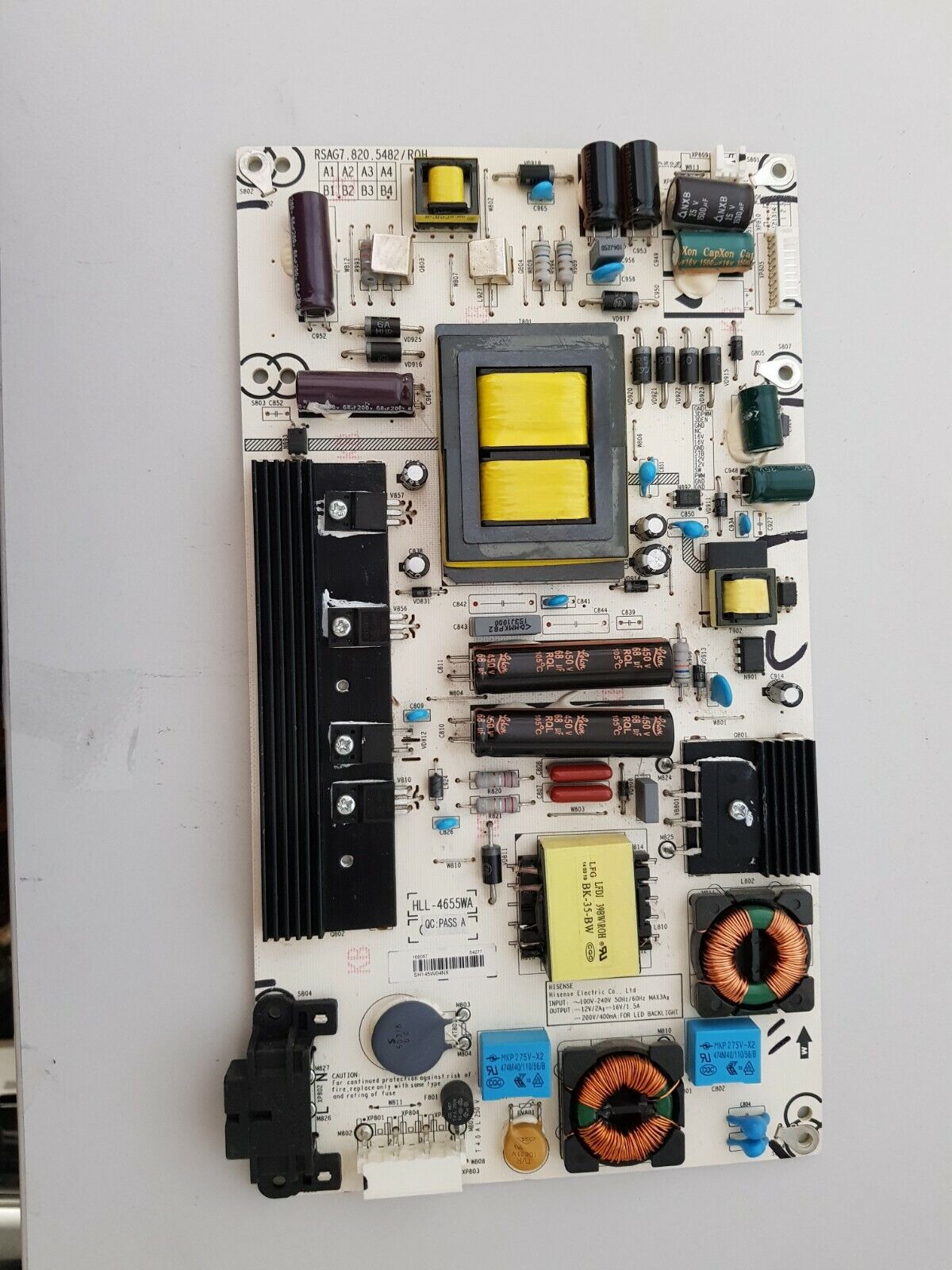 GENUINE HISENSE 50K20P POWER SUPPLY BOARD HLL-4655WA RSAG7.820.5482 54277