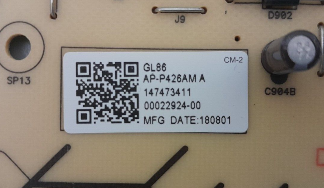 GENUINE SONY KD- 75X7800F POWER SUPPLY BOARD GL86 AP-P426AM A 147473411