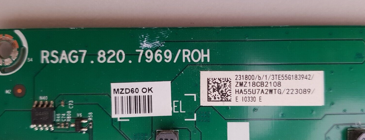 GENUINE HISENSE 55P7 MAIN BOARD RSAG7.820.7969 HA55U7A2WTG