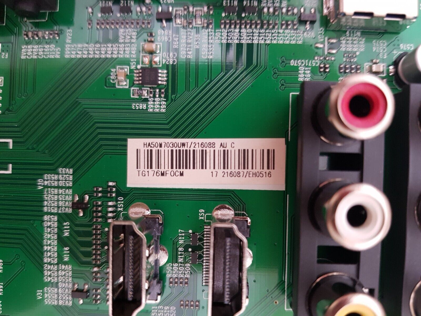 GENUINE HISENSE 50N7 MAIN BOARD RSAG7.820.6715 HA50M7030UWT 216088 216087