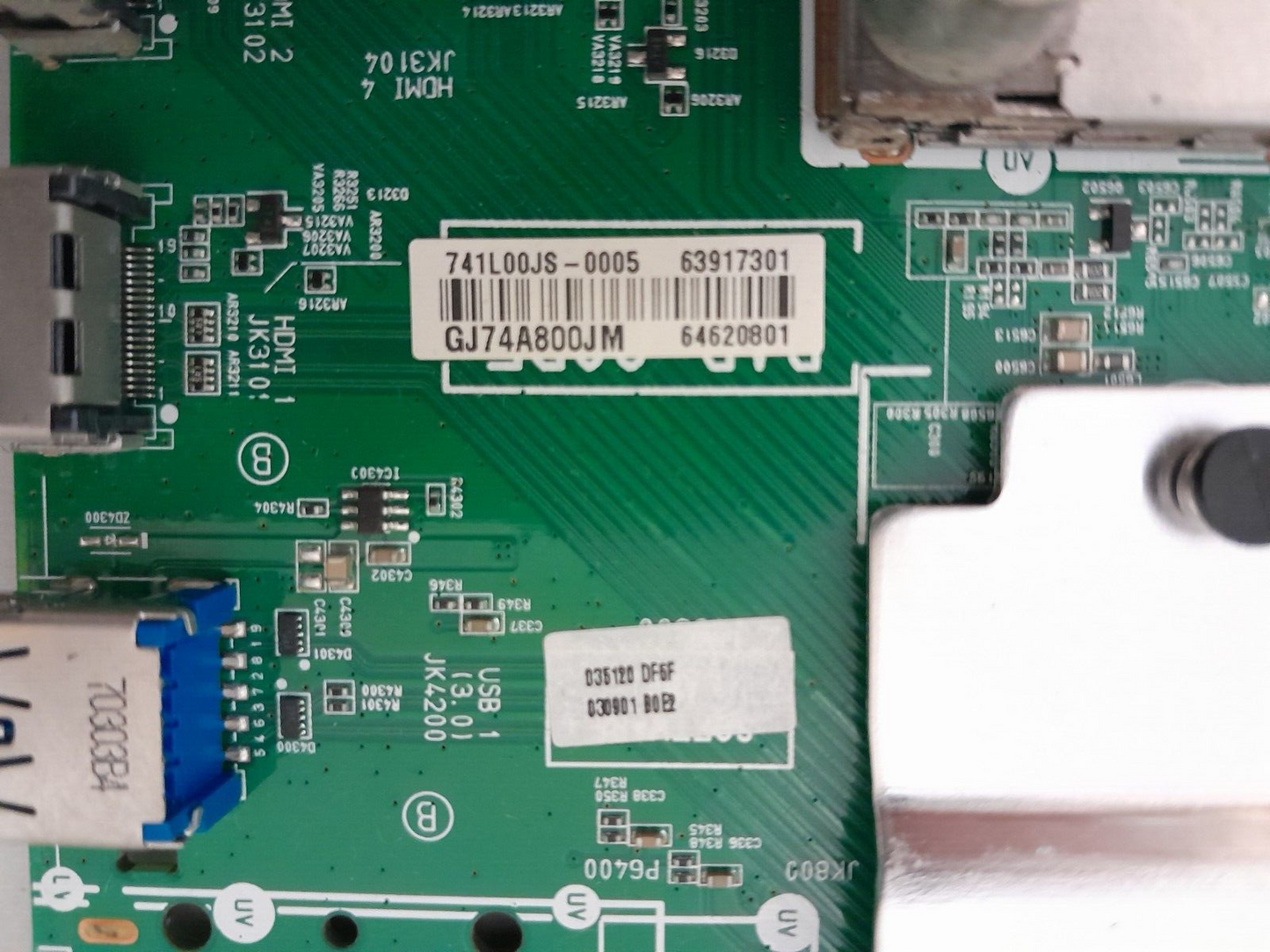 GENUINE LG OLED 55C7T MAIN BOARD 63917301 64620801