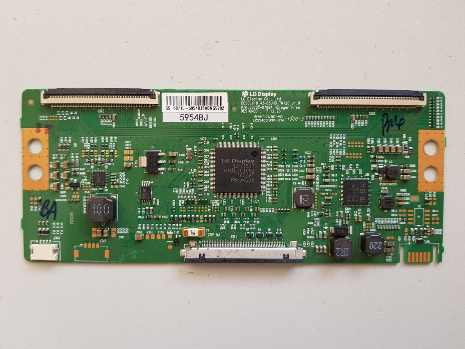 GENUINE PANASONIC TH55GX740A T-CON BOARD 6871L-5954B 6870C-0769A