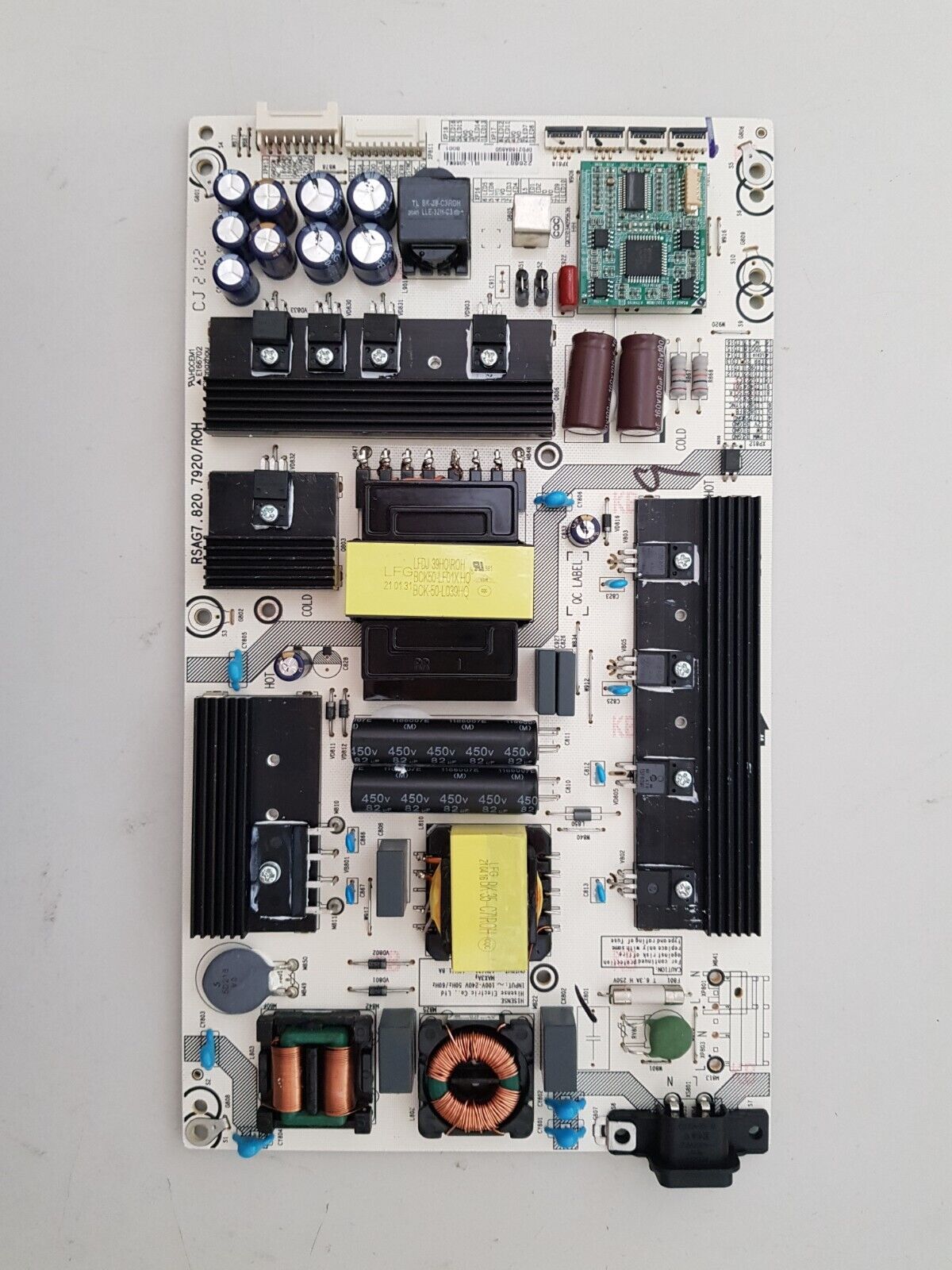 GENUINE HISENSE 65P8 POWER SUPPLY BOARD RSAG7.820.7920 HLL-5066WJ 226687