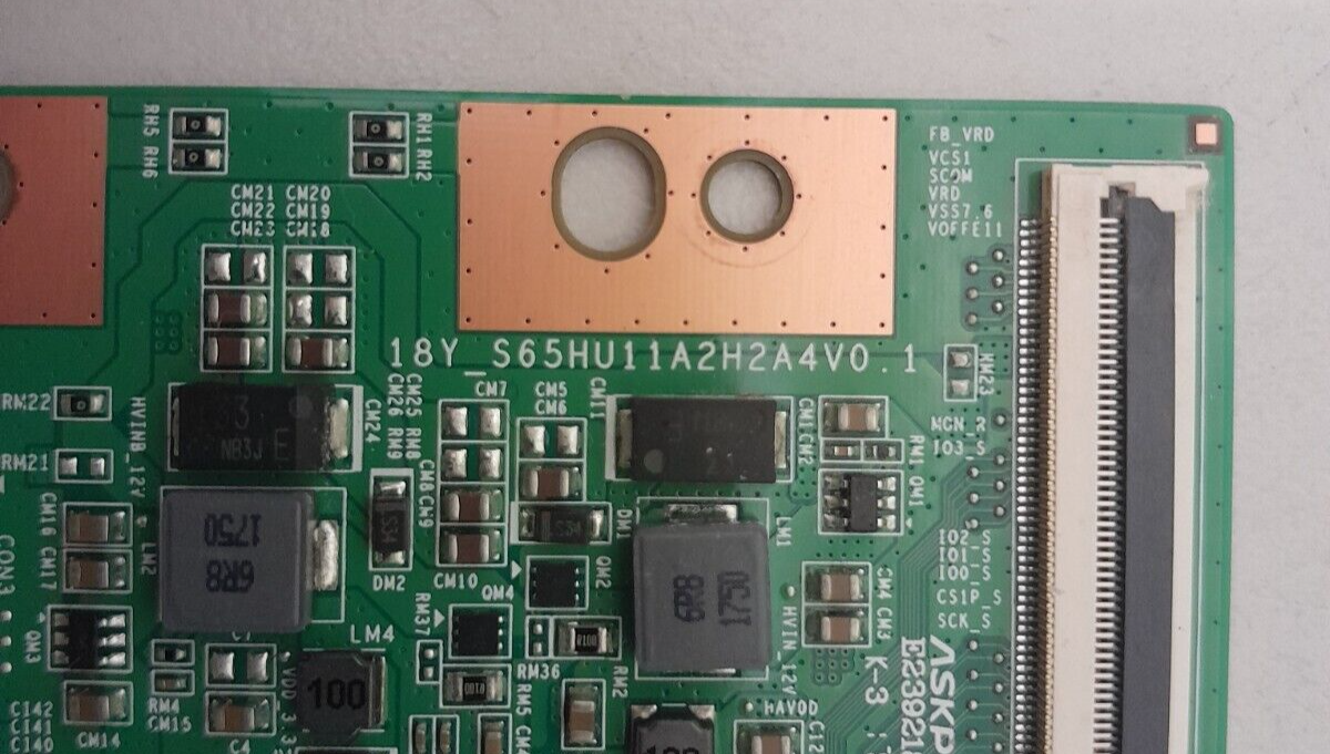 GENUINE SONY KD 65X9000F T-CON BOARD 18Y_S65HU11A2H2A4V0.1
