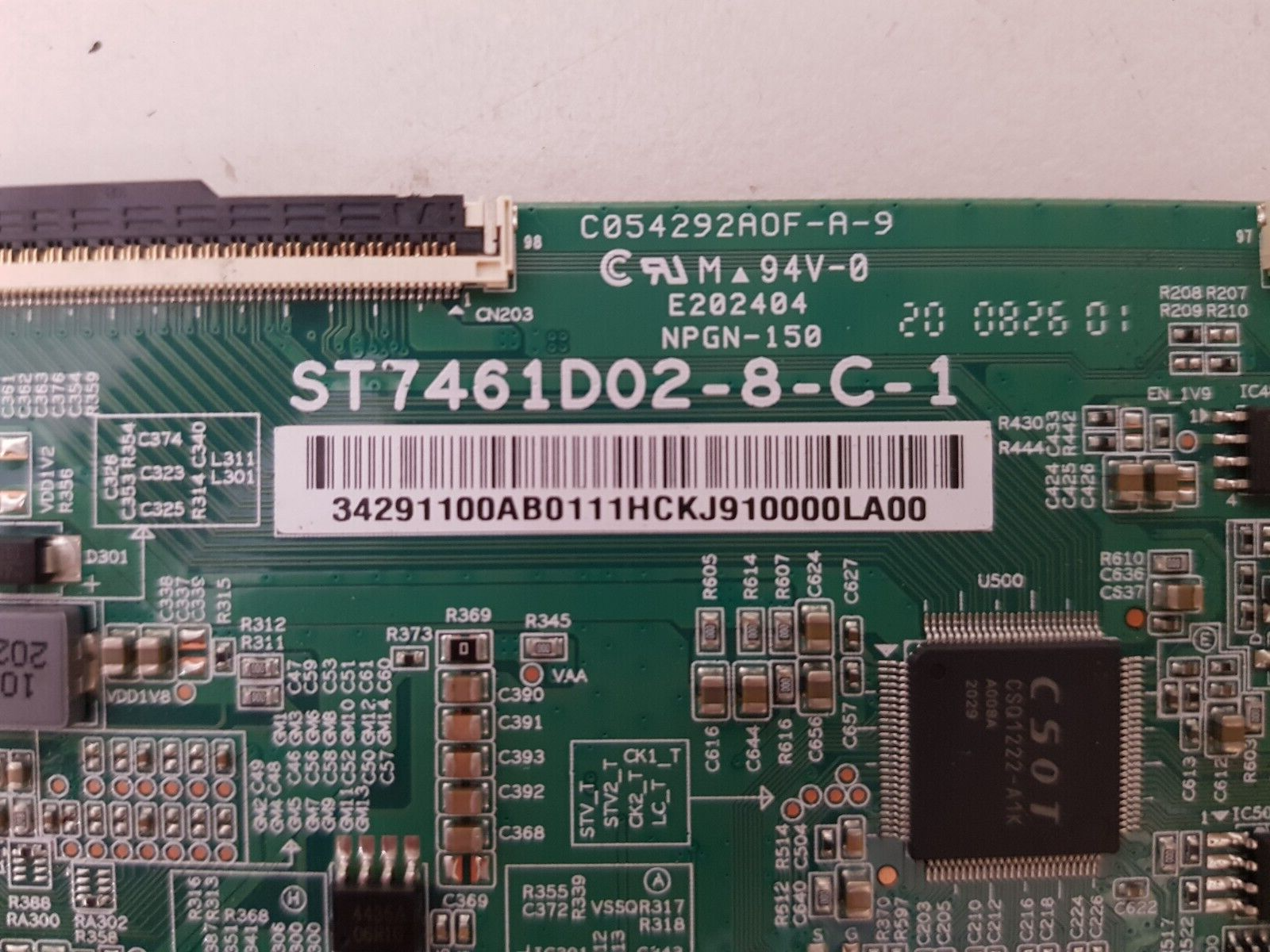 GENUINE TCL 75C815 T-CON BOARD ST7461D02-8-C-1