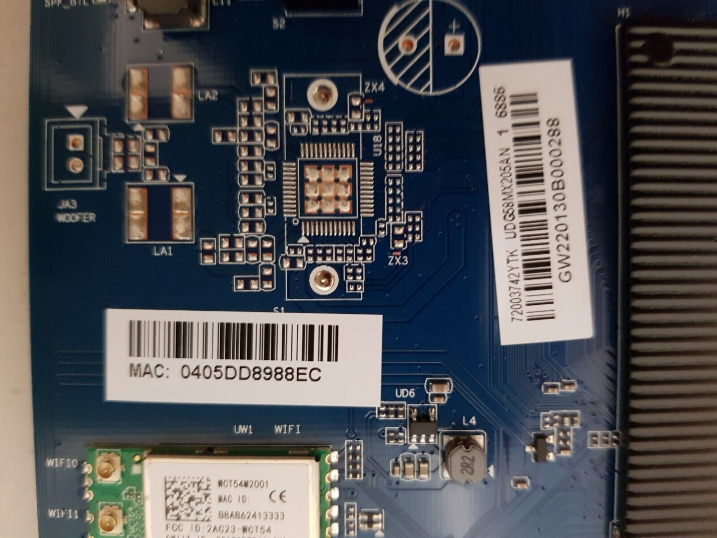 GENUINE EKO K58USG MAIN BOARD CV6886H-A