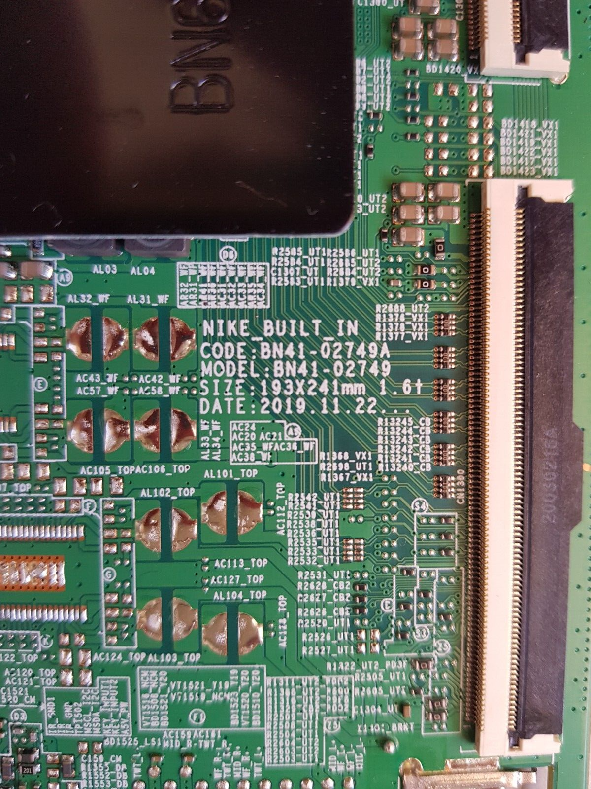 GENUINE SAMSUNG QA65Q70TA (VER FB02) MAIN BOARD BN41-02749A BN94-15277P