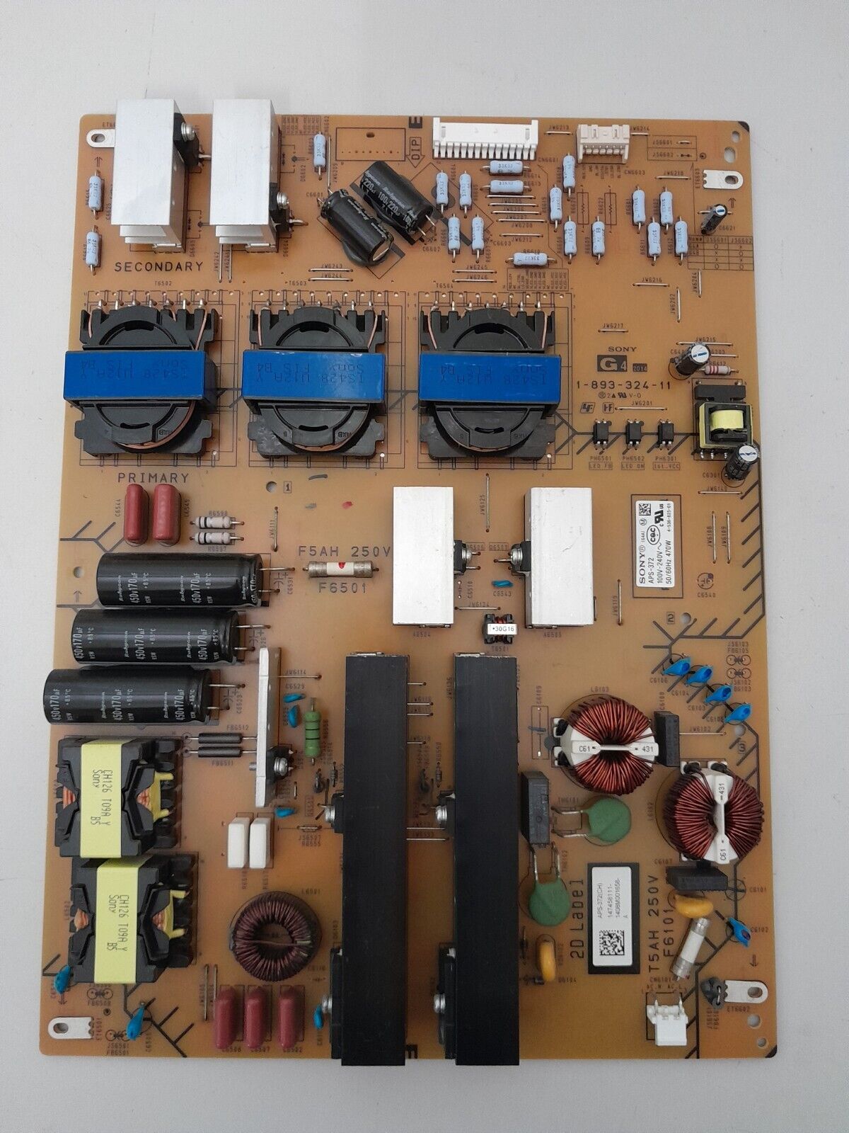 GENUINE SONY KDL-  79X9000B POWER SUPPLY BOARD APS-372 G4  1-893-324-11