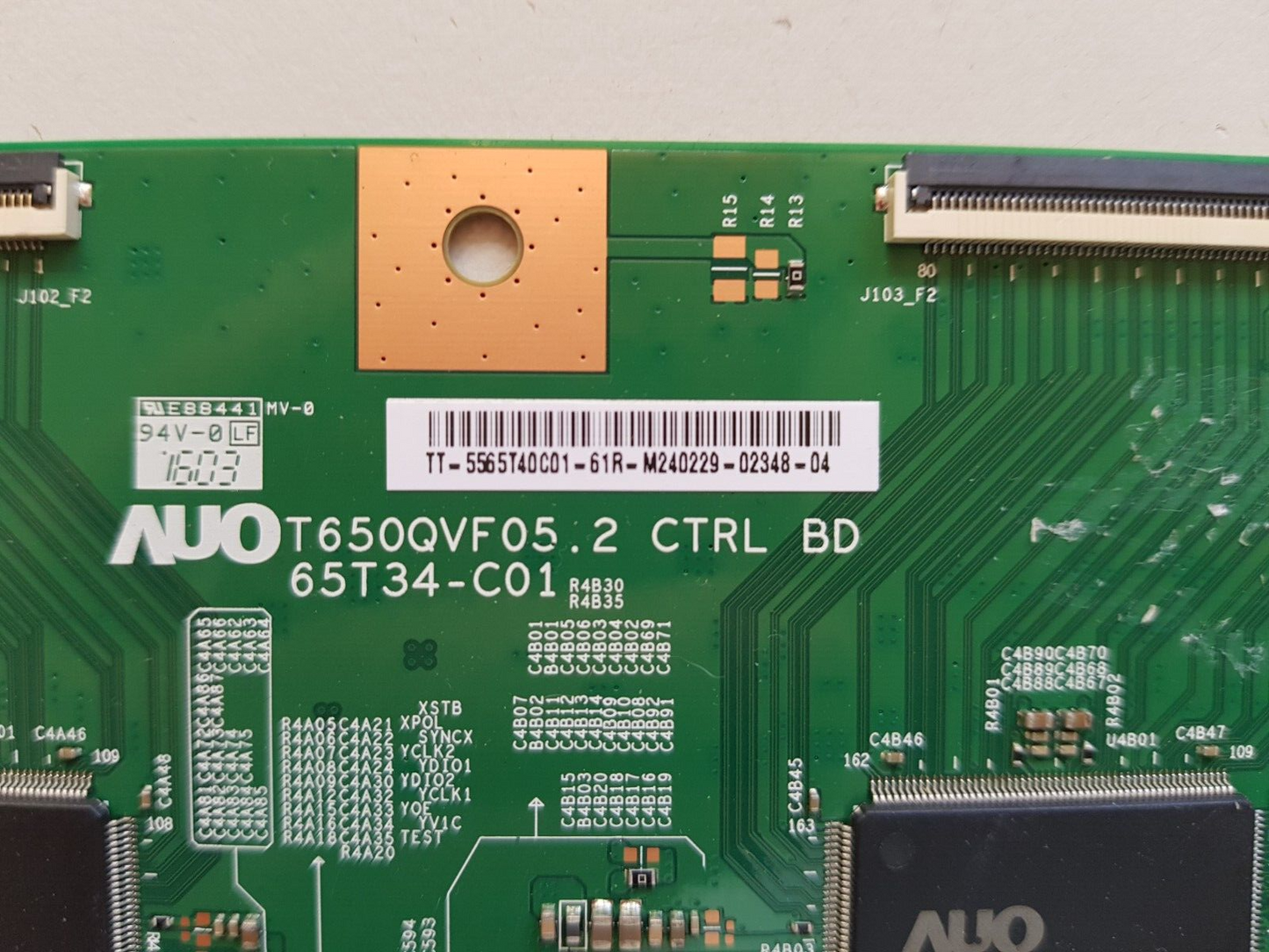 GENUINE BAUHN ATVS65-0716 T-CON BOARD T650QVF05.2 5565T40C01 65T34-C01