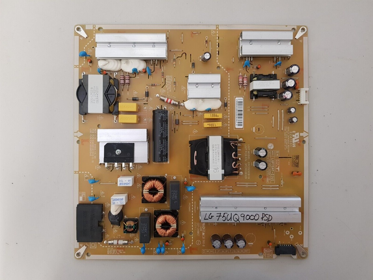 GENUINE LG 75UQ9000PSD POWER SUPPLY BOARD EAX69501502 LGP75NT-21U1 EAY65895542