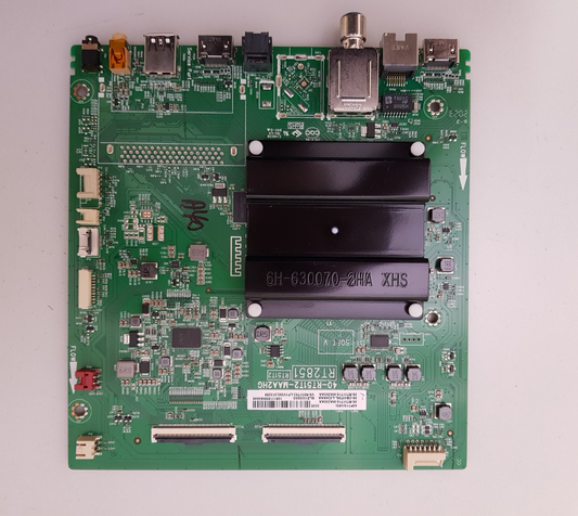 GENUINE TCL 43P715 MAIN BOARD 40-RT51T2-MAA2HG RT2851 V8-R851T02