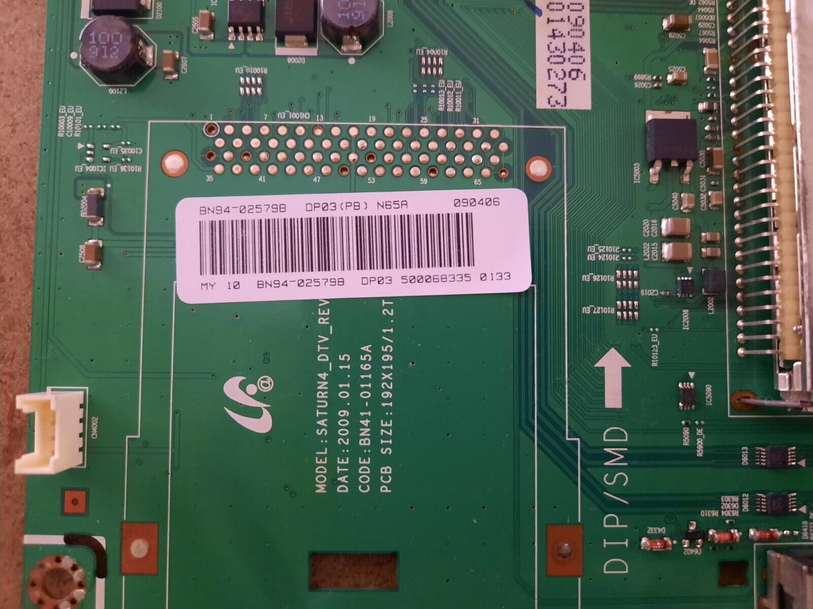 GENUINE SAMSUNG LA37B530 Main Board - BN94-02579B BN41-01165A