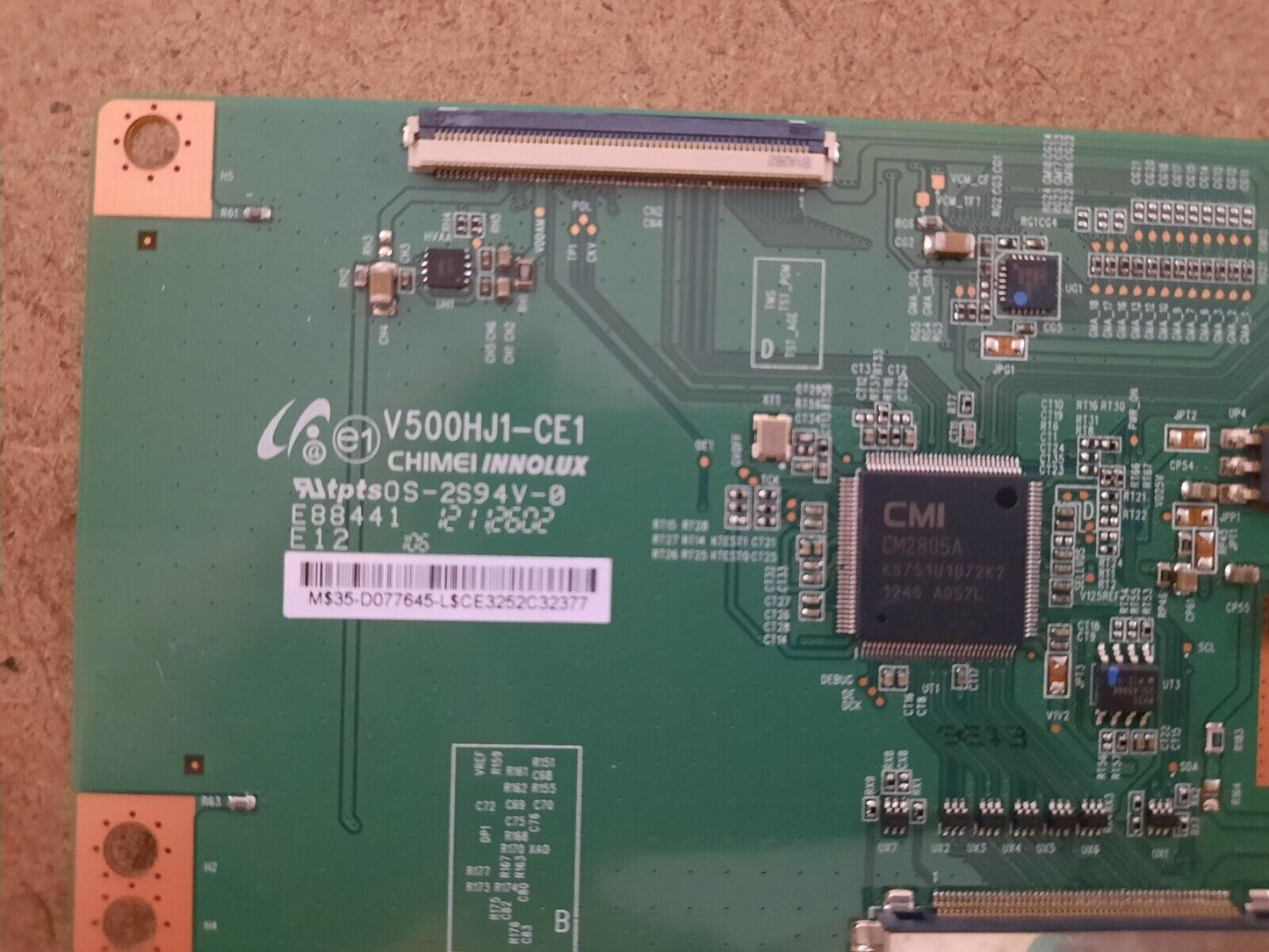 GENUINE PANASONIC TC-L50EM5 T-Con Board - V500HJ1-CE1 35-D077645