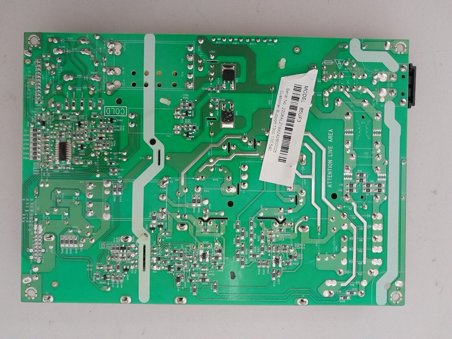 GENUINE FFALCON 65UF3 POWER SUPPLY BOARD 11601-500027 40-L171H2-PWA1CG