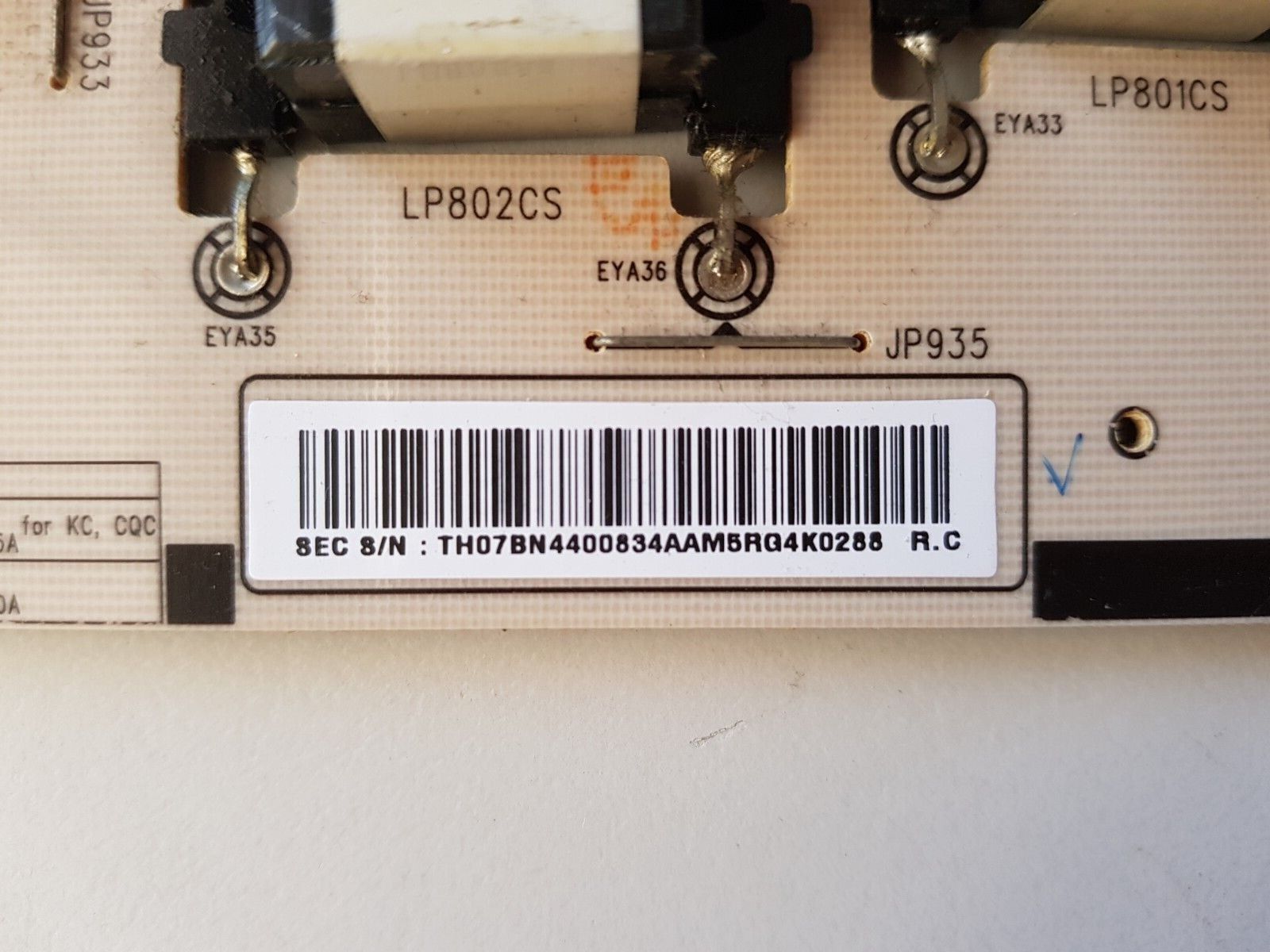 GENUINE SAMSUNG UA65JS8000 POWER SUPPLY BOARD BN44-00834A L65E8N_FHS