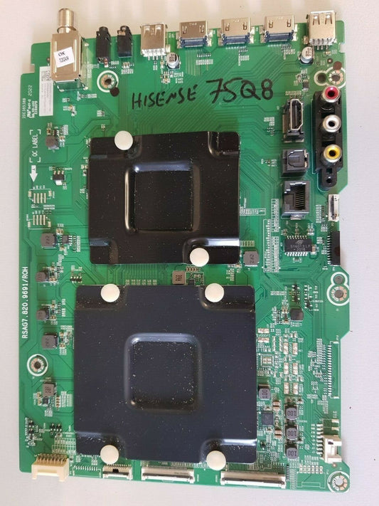 GENUINE HISENSE 65Q8 - 75Q8 MAIN BOARD RSAG7.820.9691 HA65U6F2UWTG/HA75U6F4UWTG