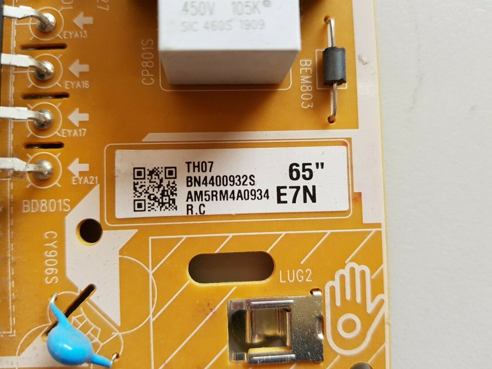 GENUINE SAMSUNG UA65RU7100 POWER SUPPLY BOARD BN44-00932S L65E7N_RHS